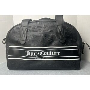 Juicy Couture Fashionista Dome Weekender Duffle Bag Liquorice Black + Coin Purse